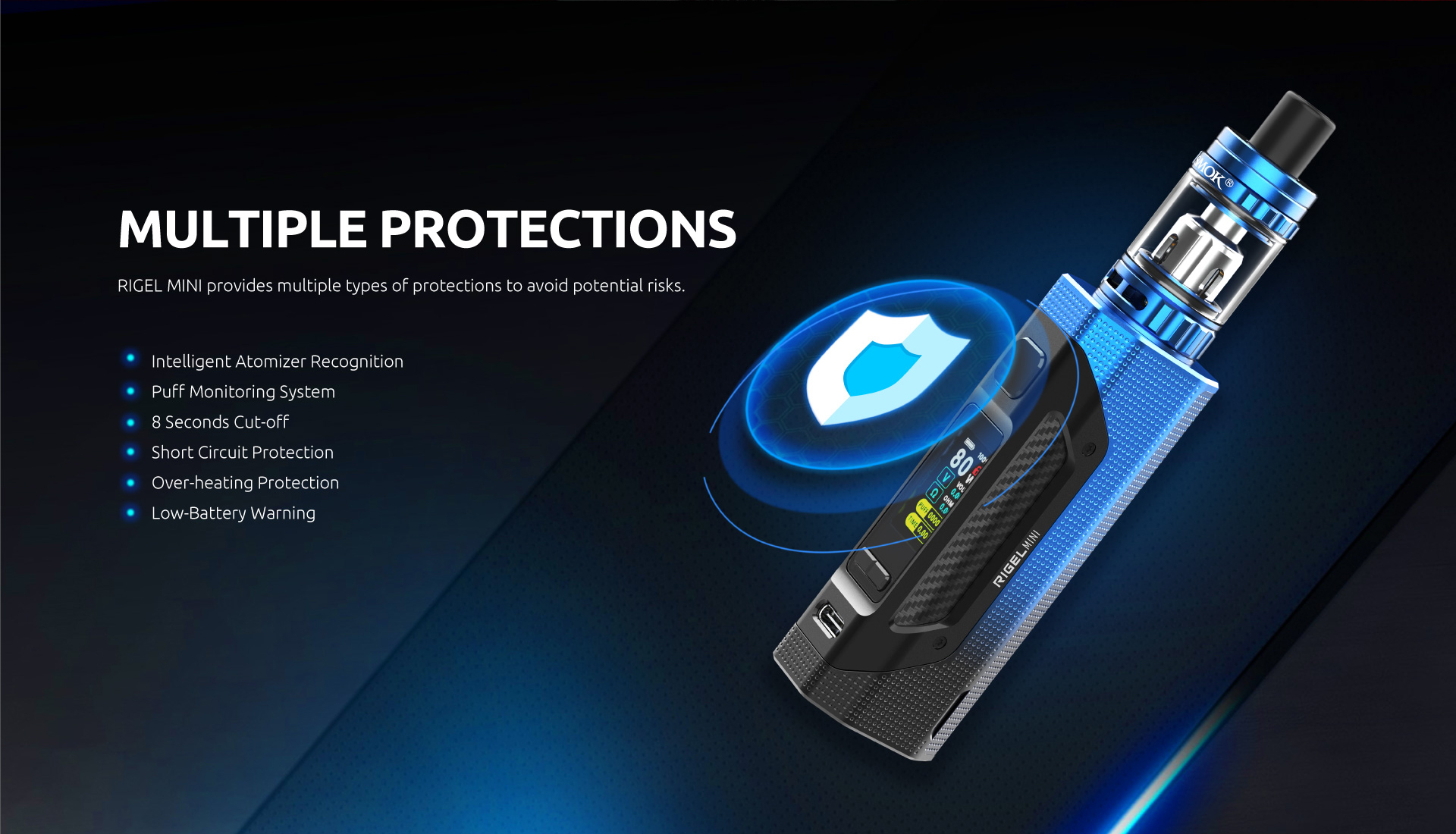 VAPE MULTIPLE PROTECTIONS