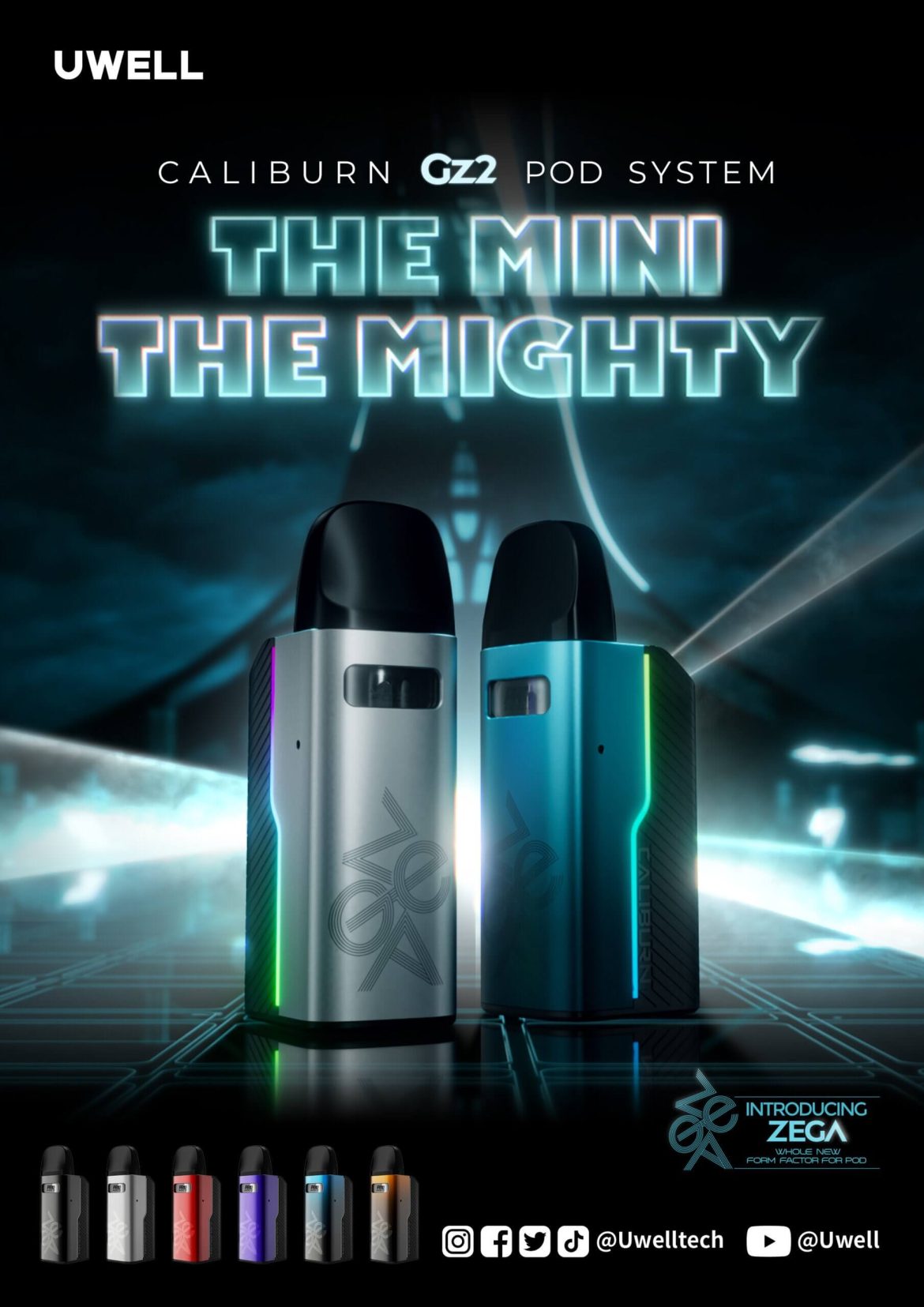 Uwell Caliburn Gz2 17w Uwell Caliburn GZ2 Pod  Owl Vape Australia Pod  System