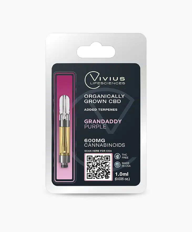 CBD Cartridge Granddaddy Purple 1.0ml