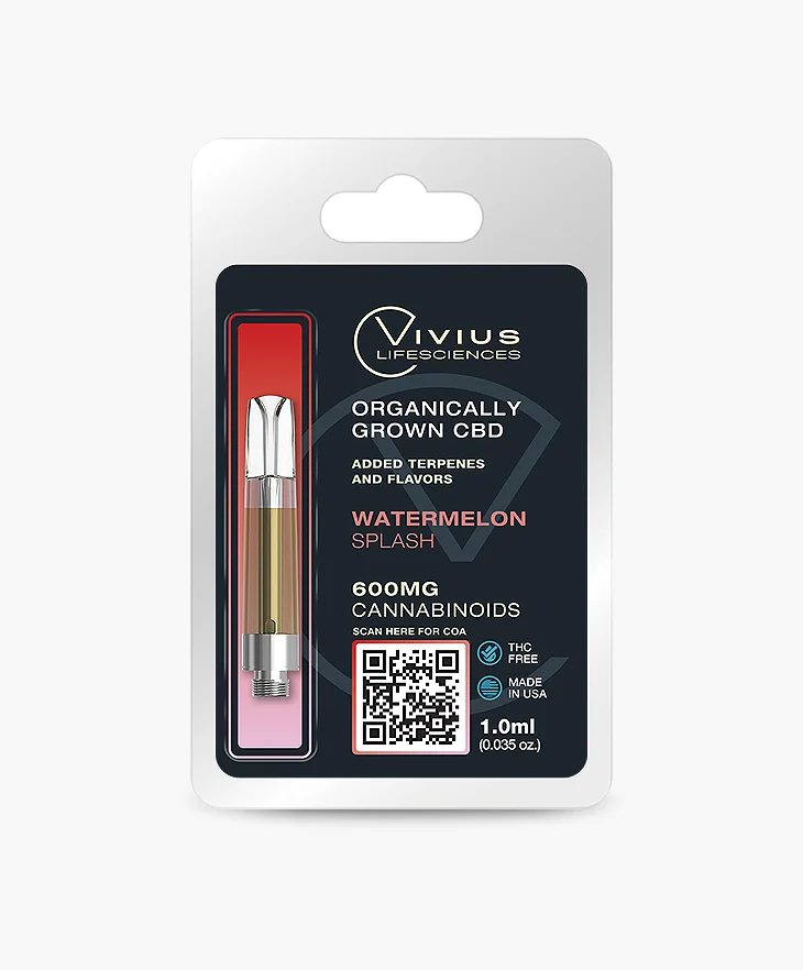 CBD Cartridge Watermelon Splash 1.0ml (600mg)