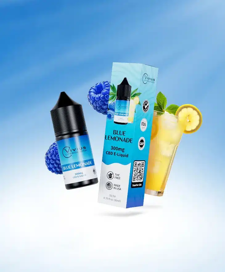 CBD E-Liquid Blue Lemonade 10ml (300mg)