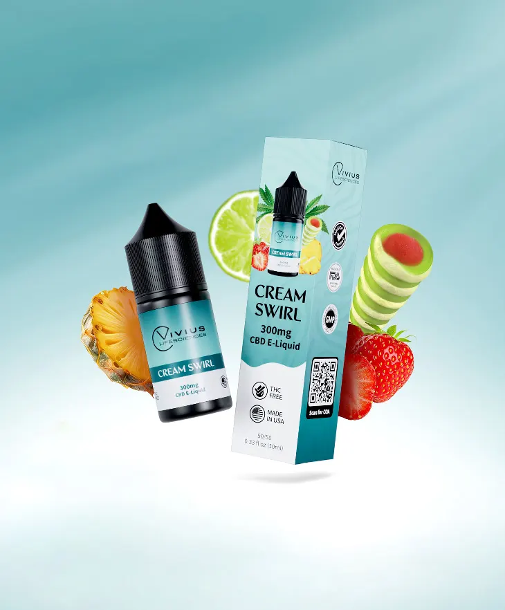 CBD E-Liquid Cream Swirl 10ml (300mg)