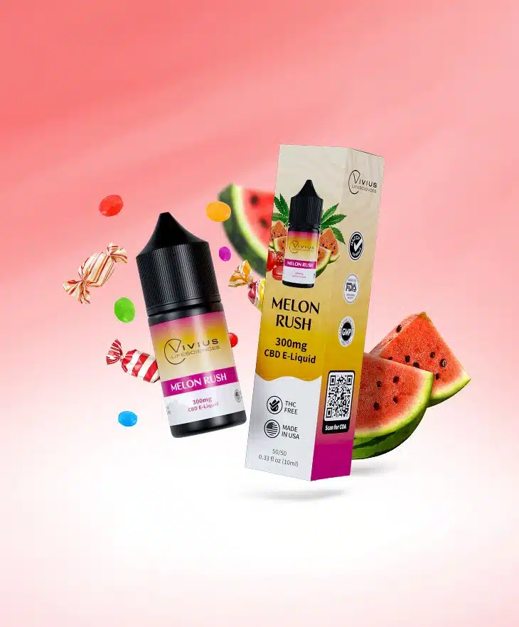 CBD E-Liquid Melon Rush 10ml (300mg)