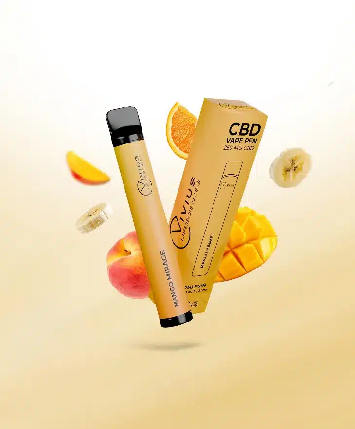 Mango Mirage Disposable CBD Vape 200mg (750 Puffs)