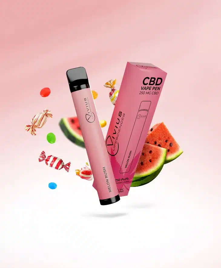 Melon Rush Disposable CBD Vape 200mg (750 Puffs)