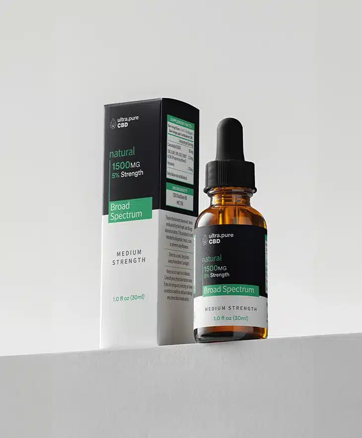Ultra Pure Extracts CBD Broad Spectrum Oil 30ml (1500mg - 5%)